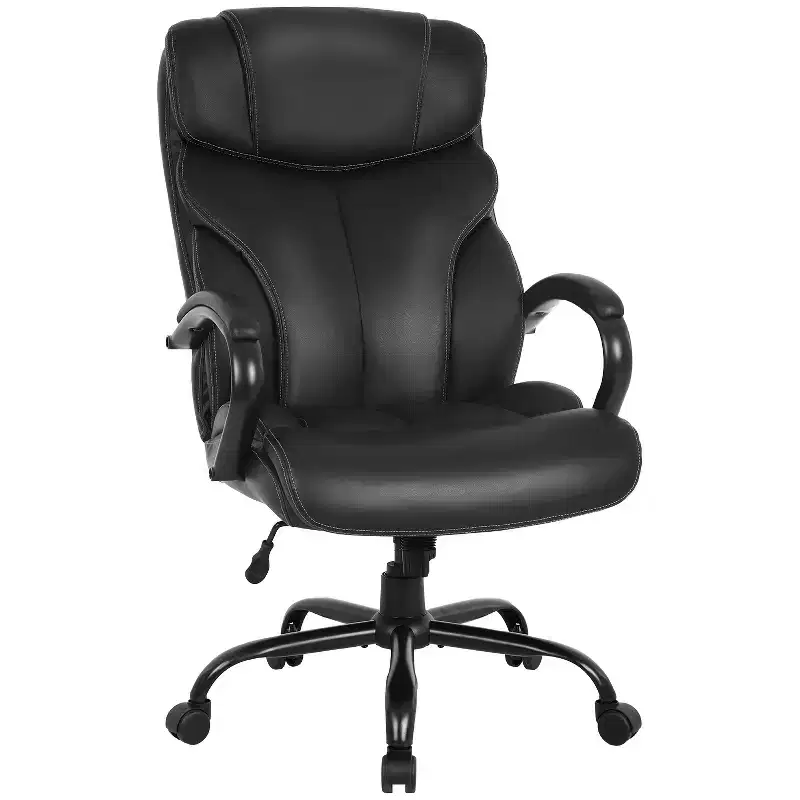 Office Chair for Big and Tall Individuals Desk Task Chair High Back Lumbar Support Adjustable Armrests