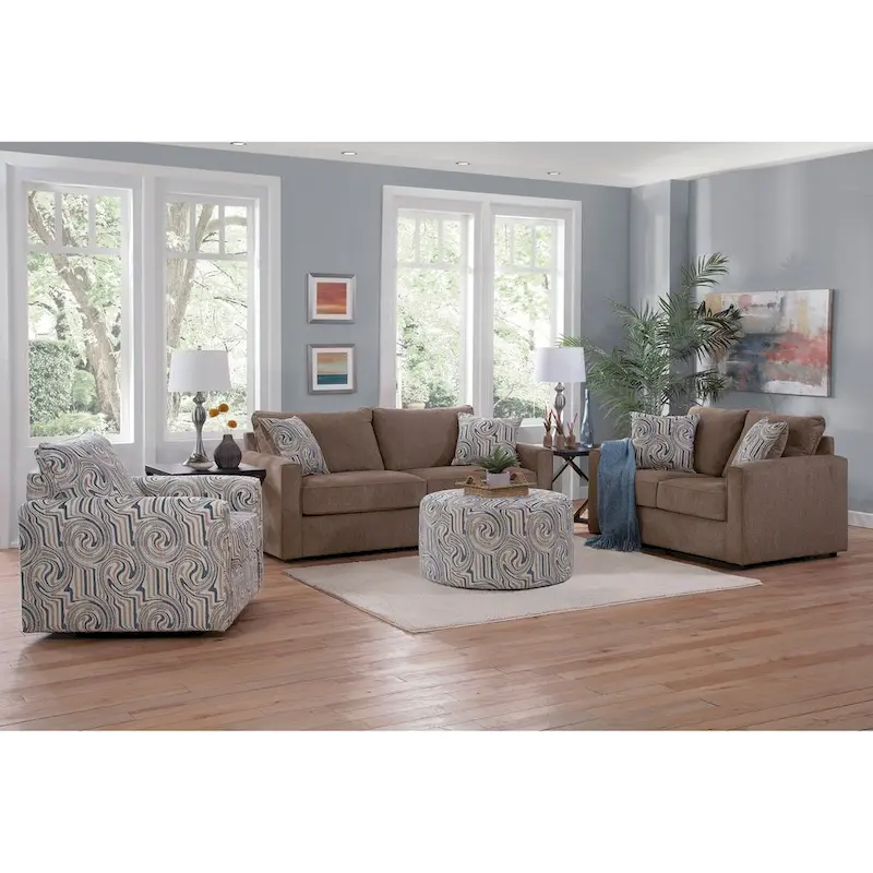 American Furniture Classics Delilah Model 8-03SOA-AC23V2 Swivel Accent Chair