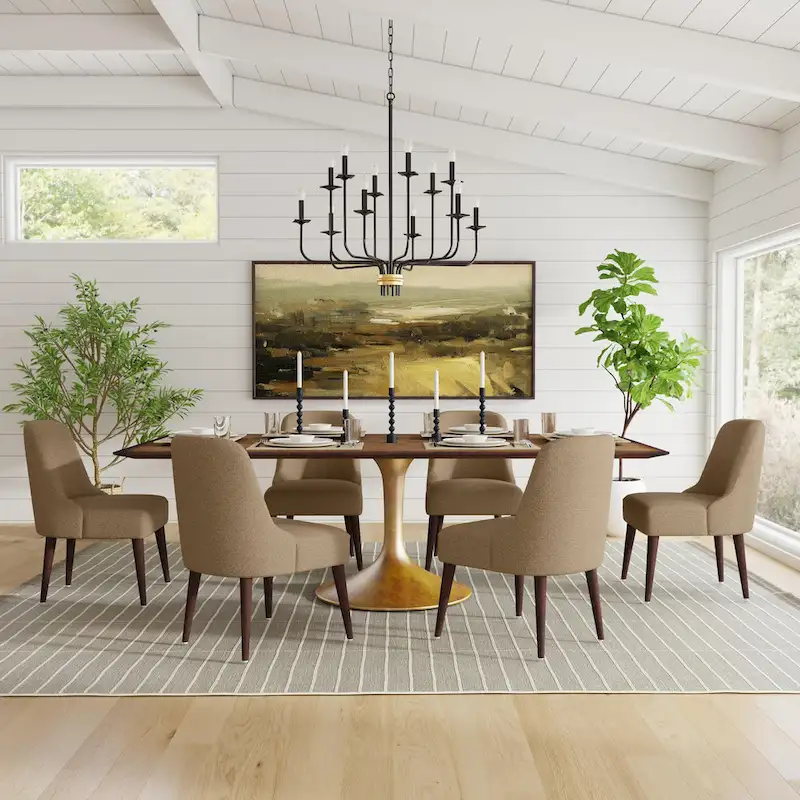HomePop Hemet Gayle Upholstered Modern Dining Chair