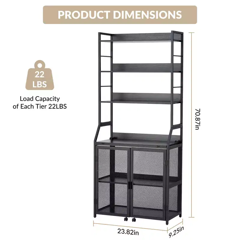 2-in-1 Bookshelf Desk, Metal Frame and Particle Board Computer Desk with Storage Shelves, Space-Saving Home Office Study Table, Sturdy Writing Desk