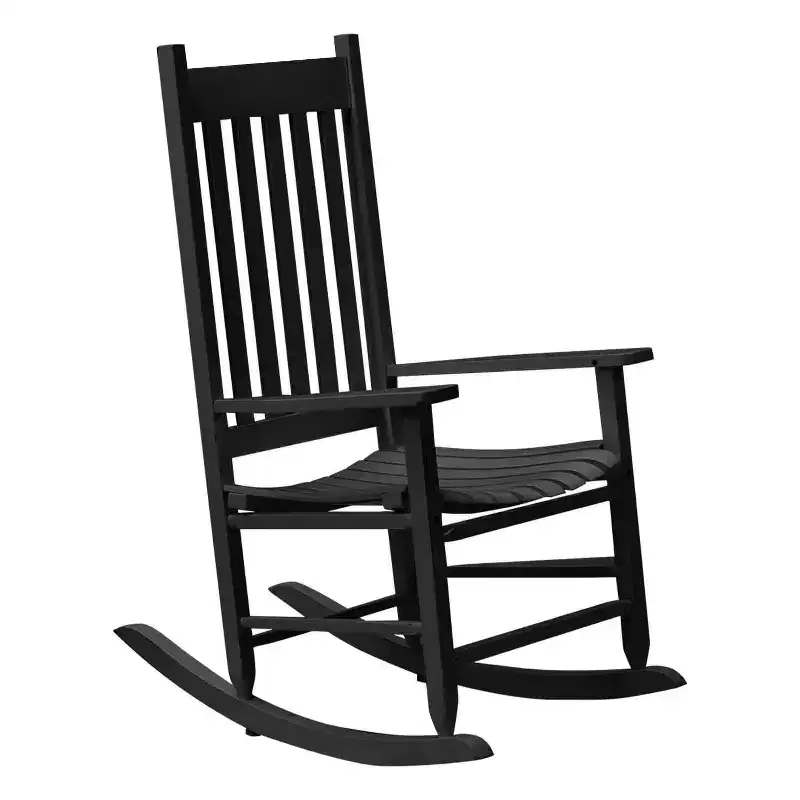 FDW Outdoor Rocking Chair Patio Rocking Chair Porch Rocking With High Back for Porch Garden