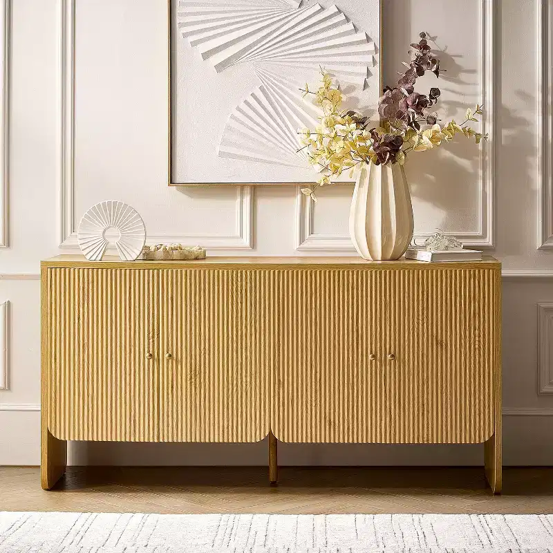 Lorena 63 Wide 4 door Sideboard|HULALA HOME-ACORN