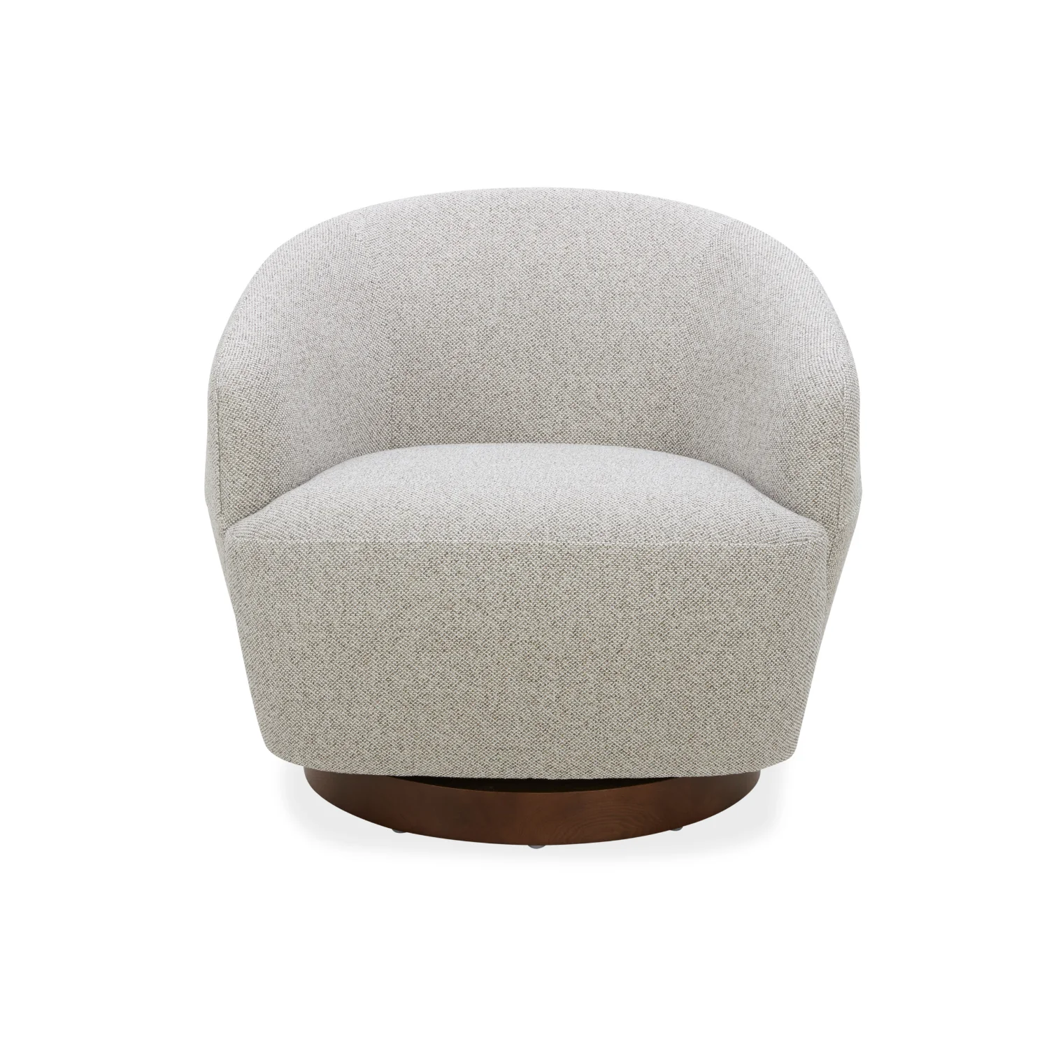 Modern Lounge Chair with Sculptural, Woven - Living Room
