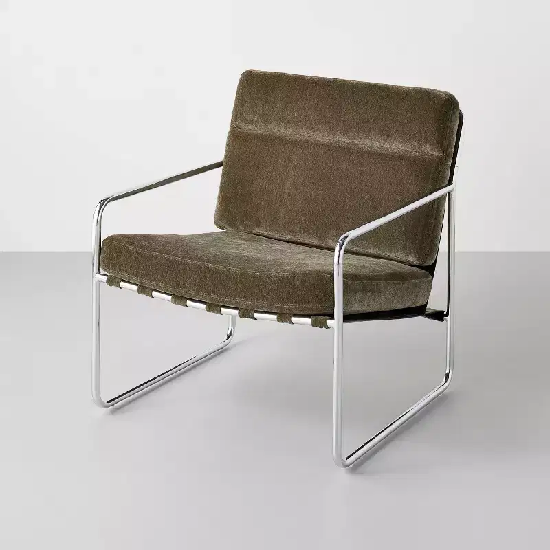 Chrome Frame Sling Accent Chair - Hearth & Hand™ with Magnolia