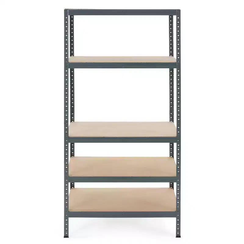 Trestles 36 x 72 5 Adjustable Metal Shelve Garage Storage Unit, 500 lb Capacity