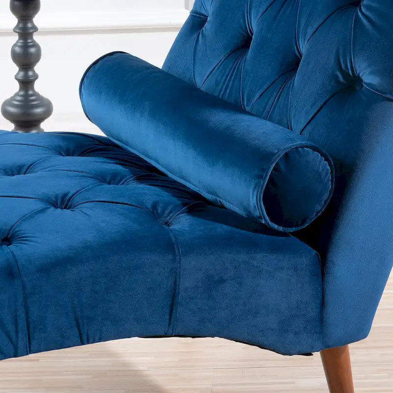 62W Upholstered Chaise Lounge
