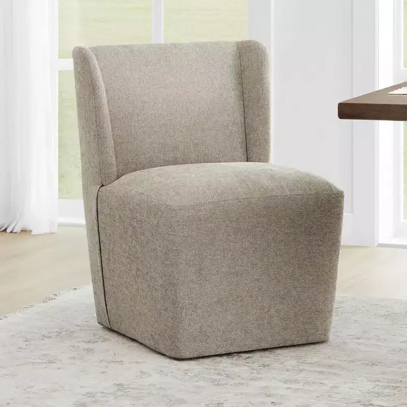 Modern Dining Chair with Casters