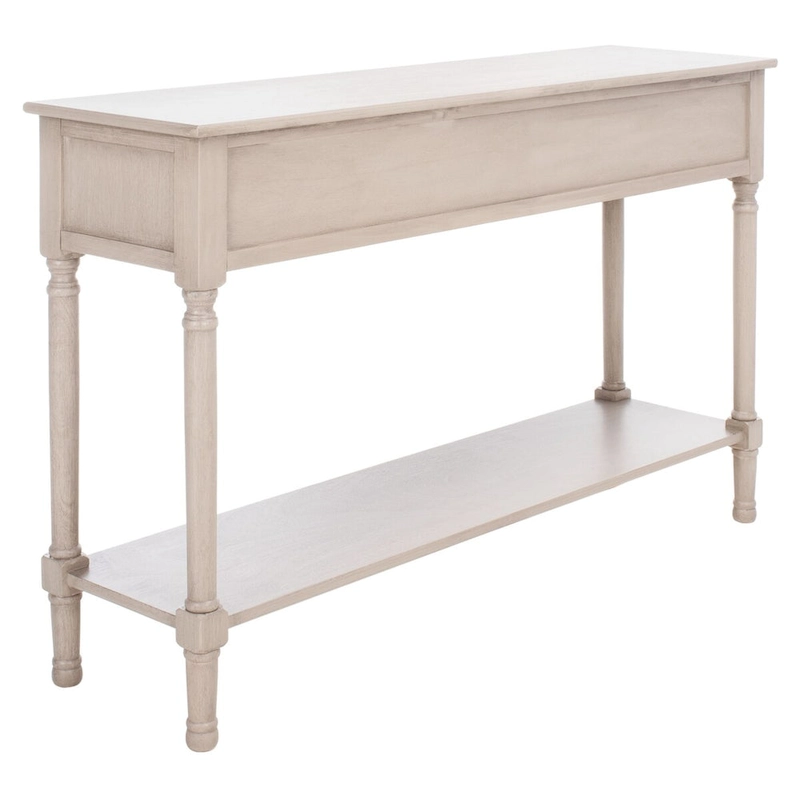 SAFAVIEH Jeanie 3-Drawer Bottom Shelf Console Table - 47.3 W x 13 L x 29.5 H - 47Wx13Dx30H