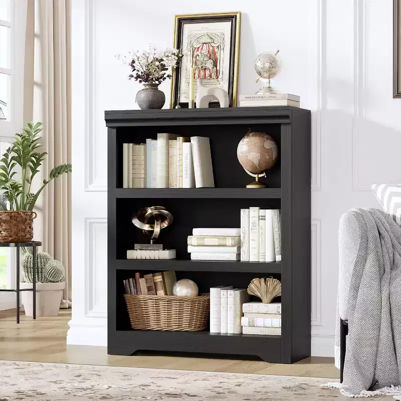Open Bookshelf With Adjustable Shelves, 23.6