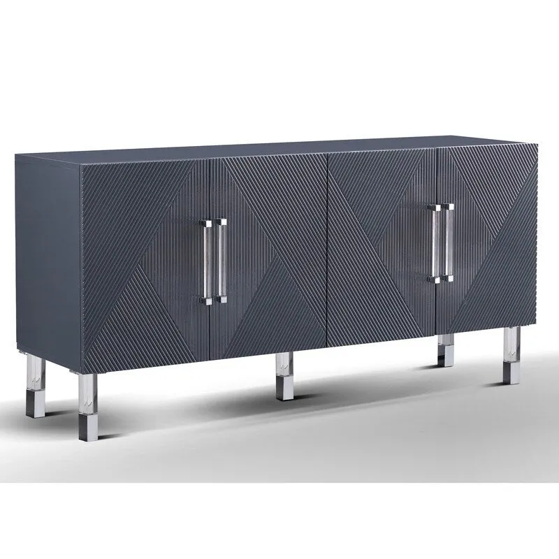 64 Sideboard with Acrylic Legs
