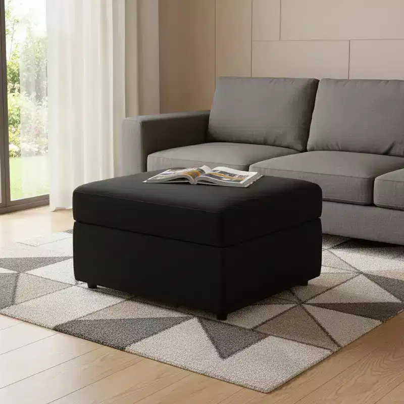 30 Velvet Storage Ottoman
