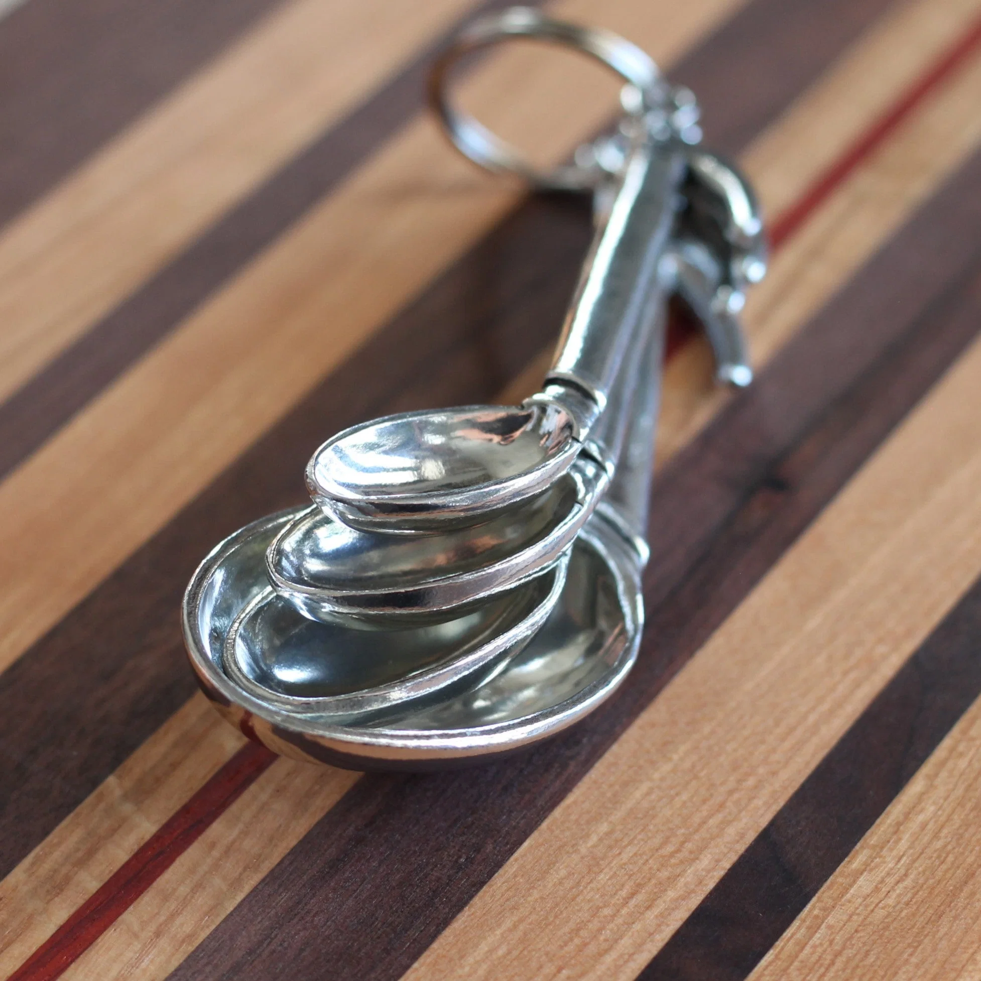 Handmade Pewter Music Notes Measuring Spoons