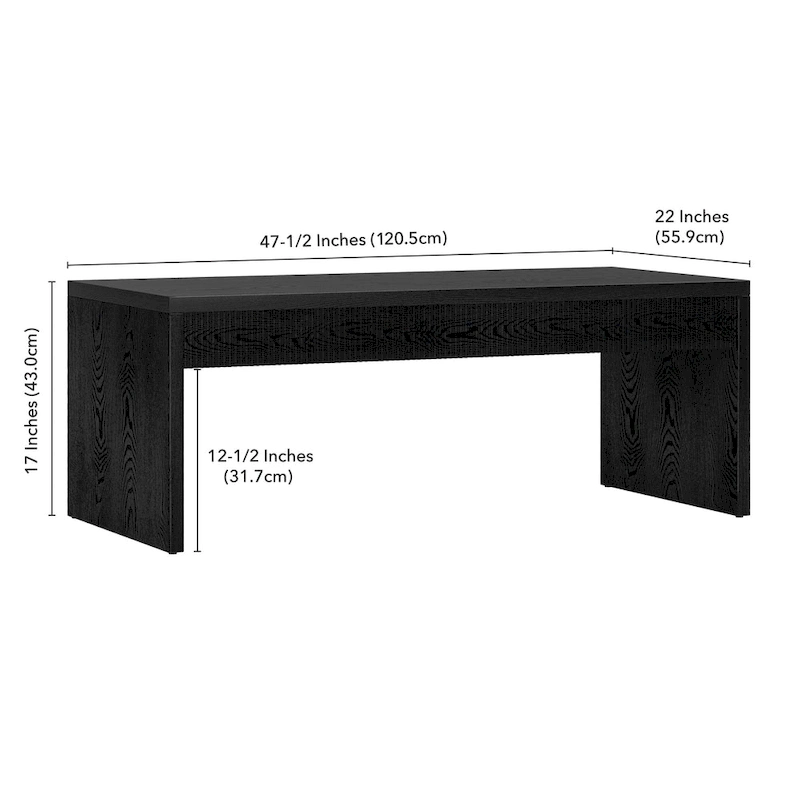 Lawrence 48 Wide Rectangular Coffee Table - 47.5 Wide