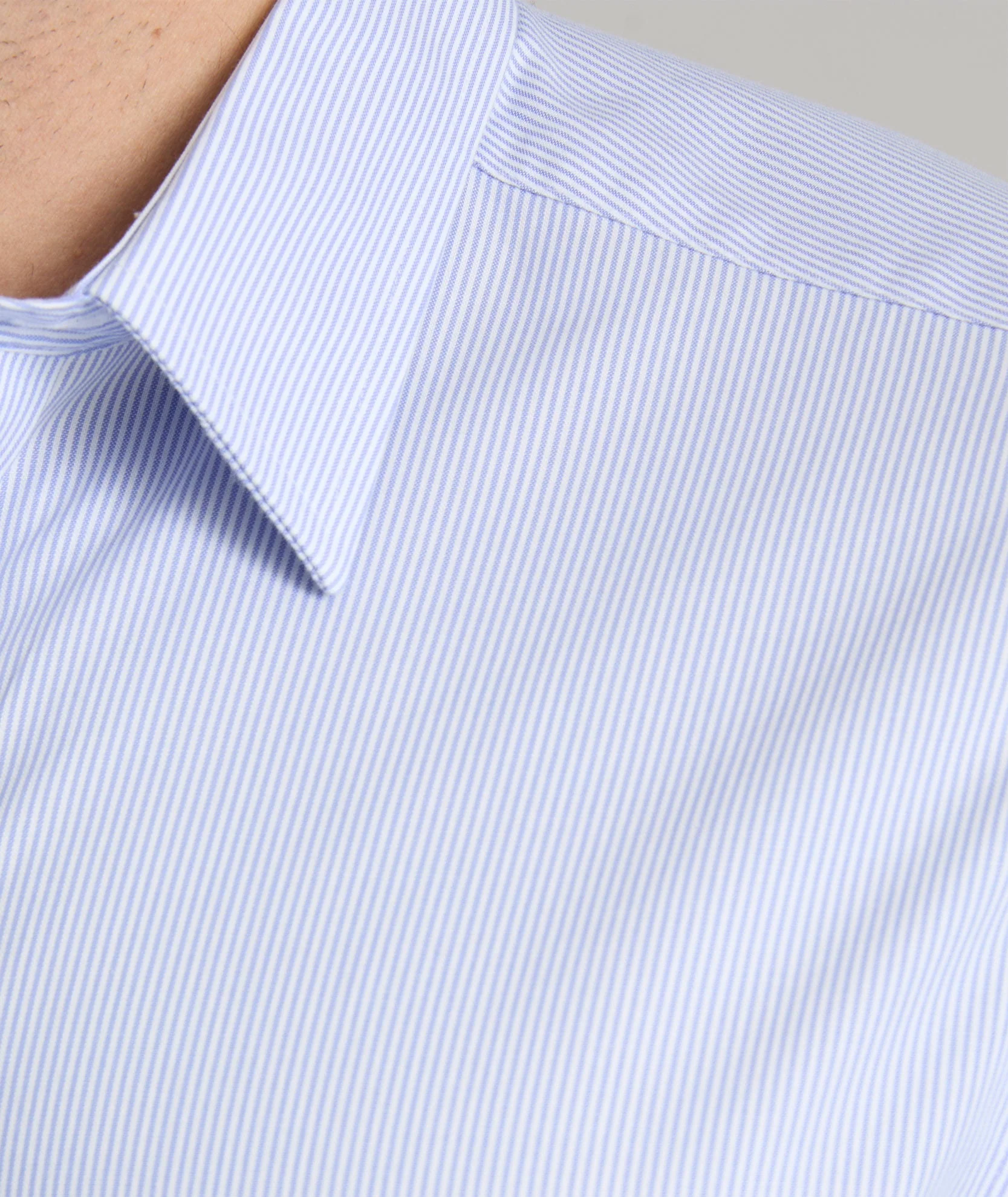 Blue Striped Cotton Shirt