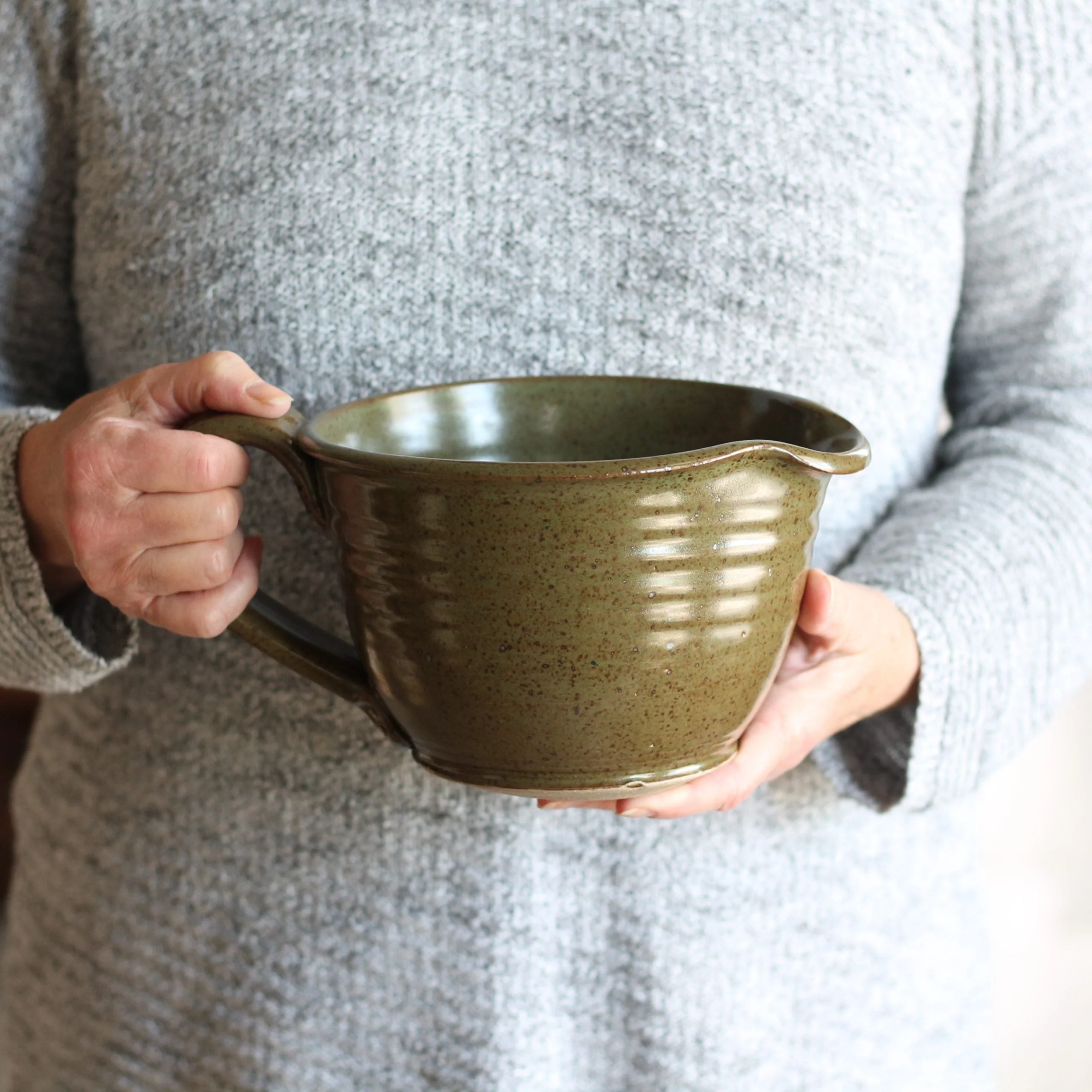 Handmade Large Batter Bowl