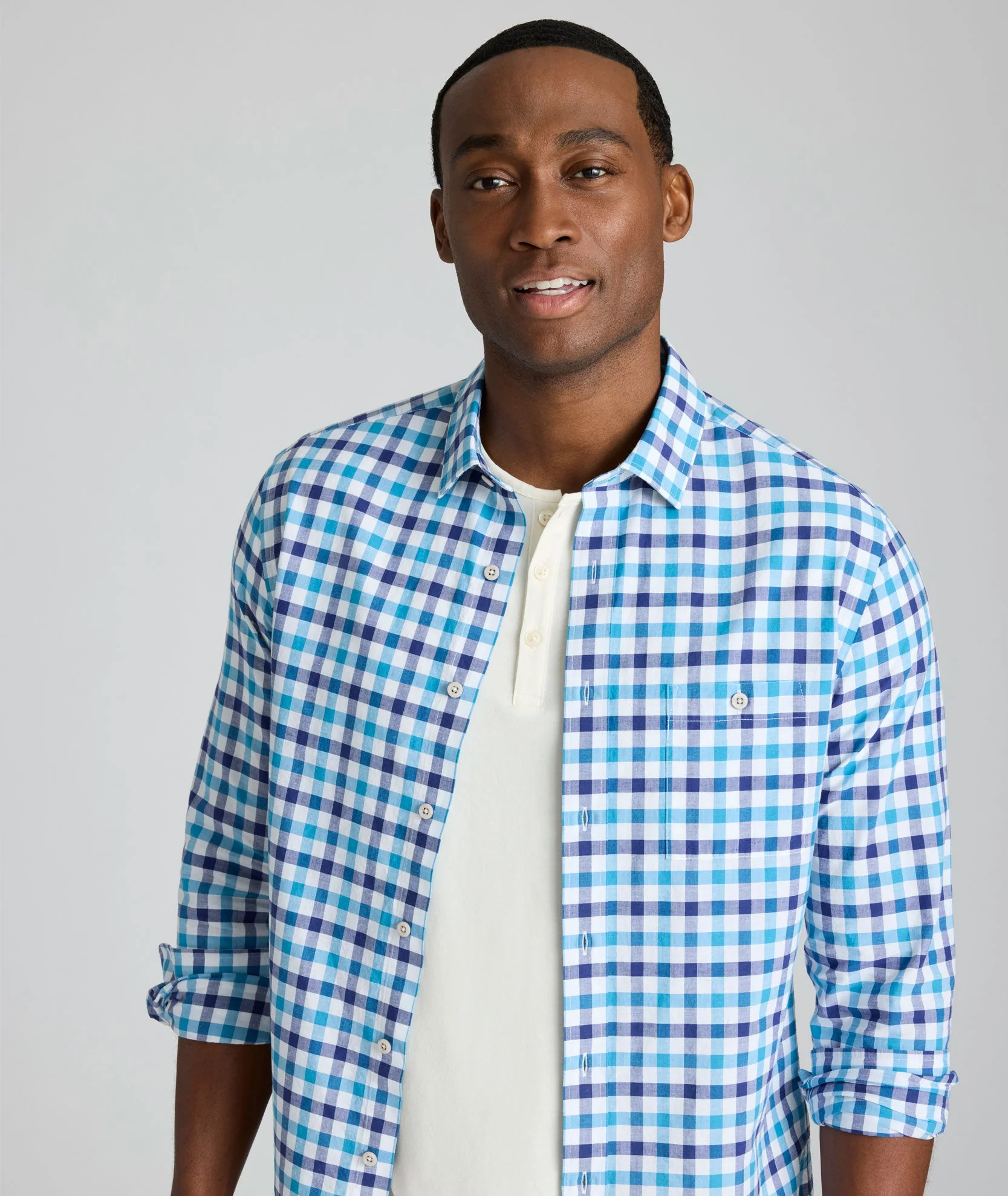 Cotton-Linen Dress Shirt