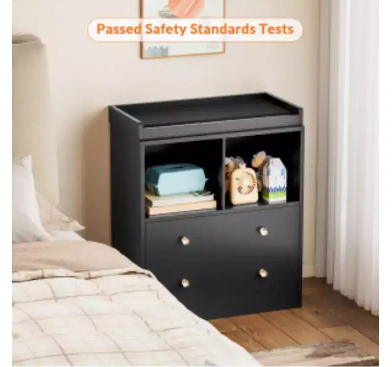 US Wooden Baby Changing Table HLT-Y04, MDF Material,