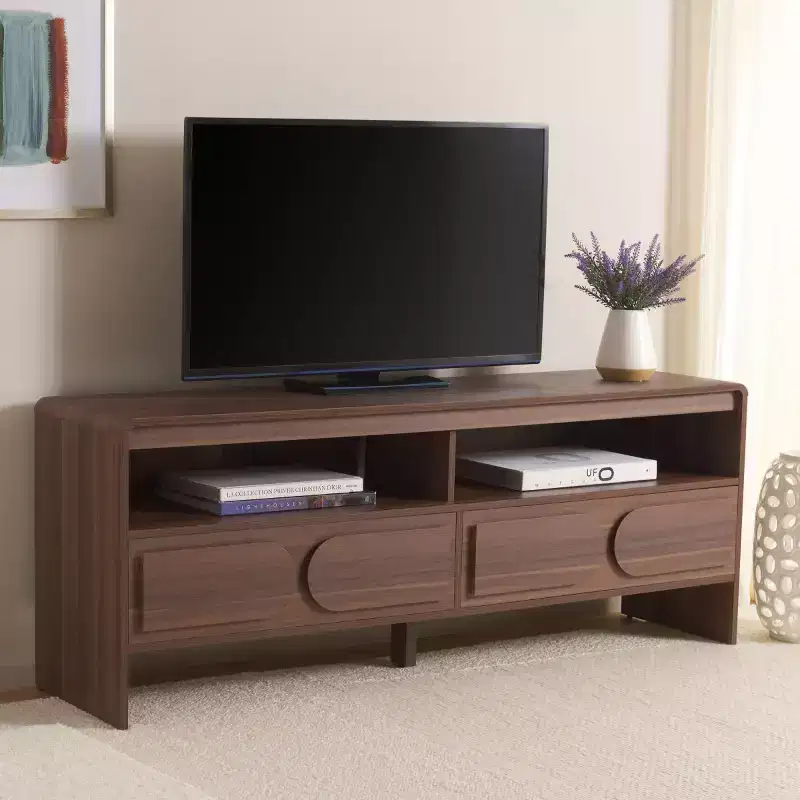 Arsenio 2 Drawer 2 Shelf Media Stand - MED3100 - Safavieh