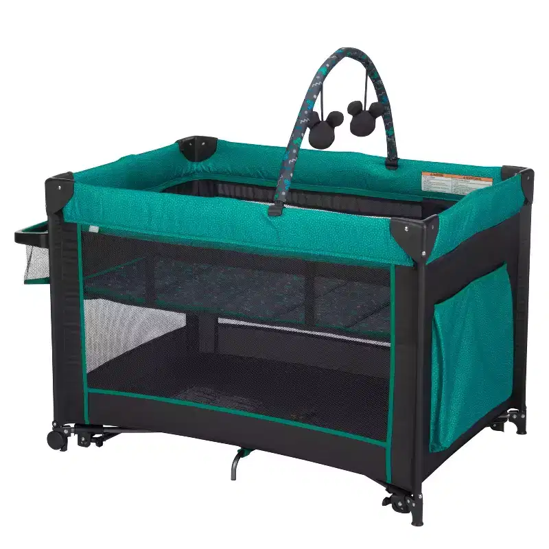 2-in-1 Playard with Rocking Bassinet, Minnie Mouse Print