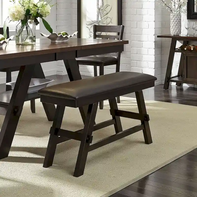 Dark Espresso Counter Bench