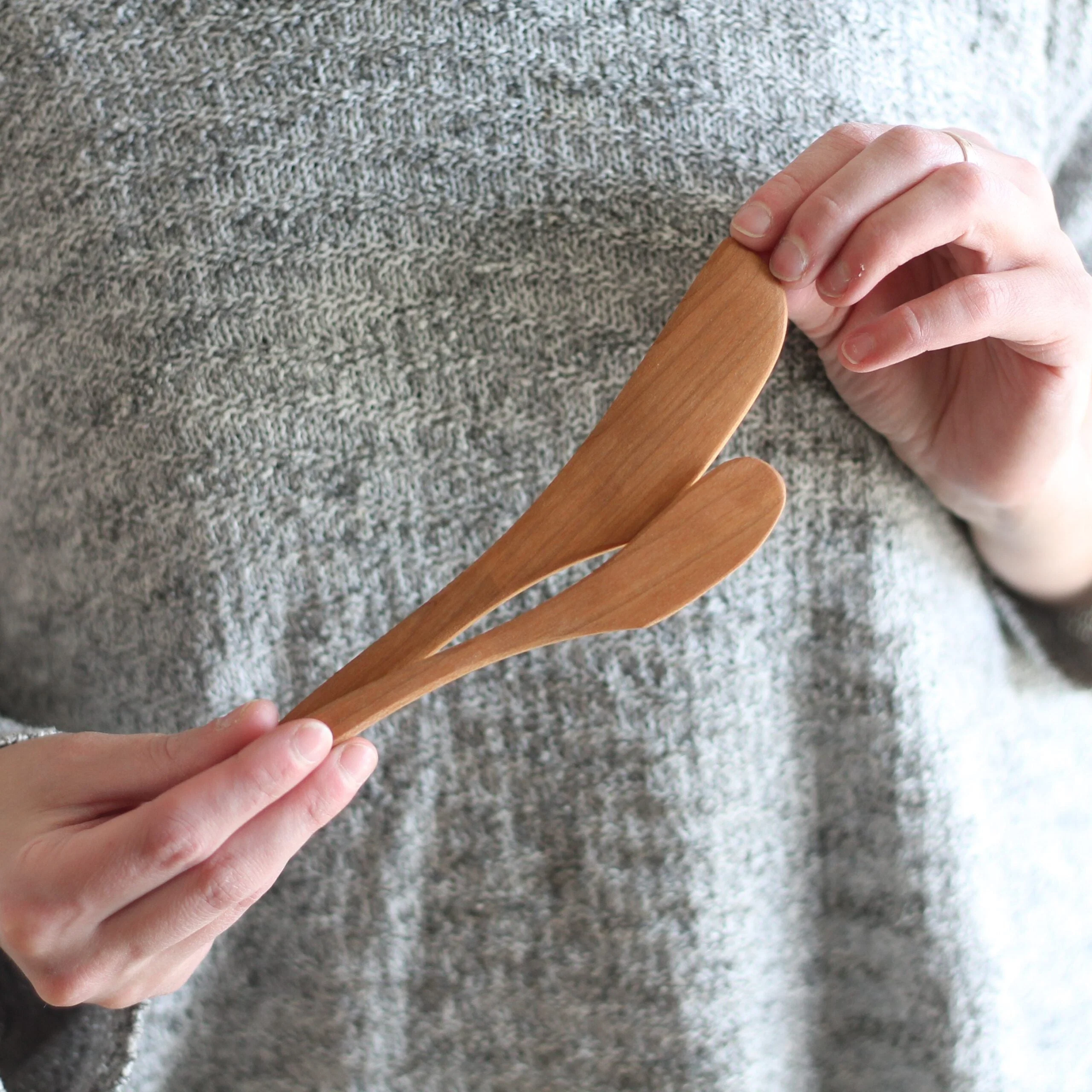 Handmade Solid Cherry Spreader
