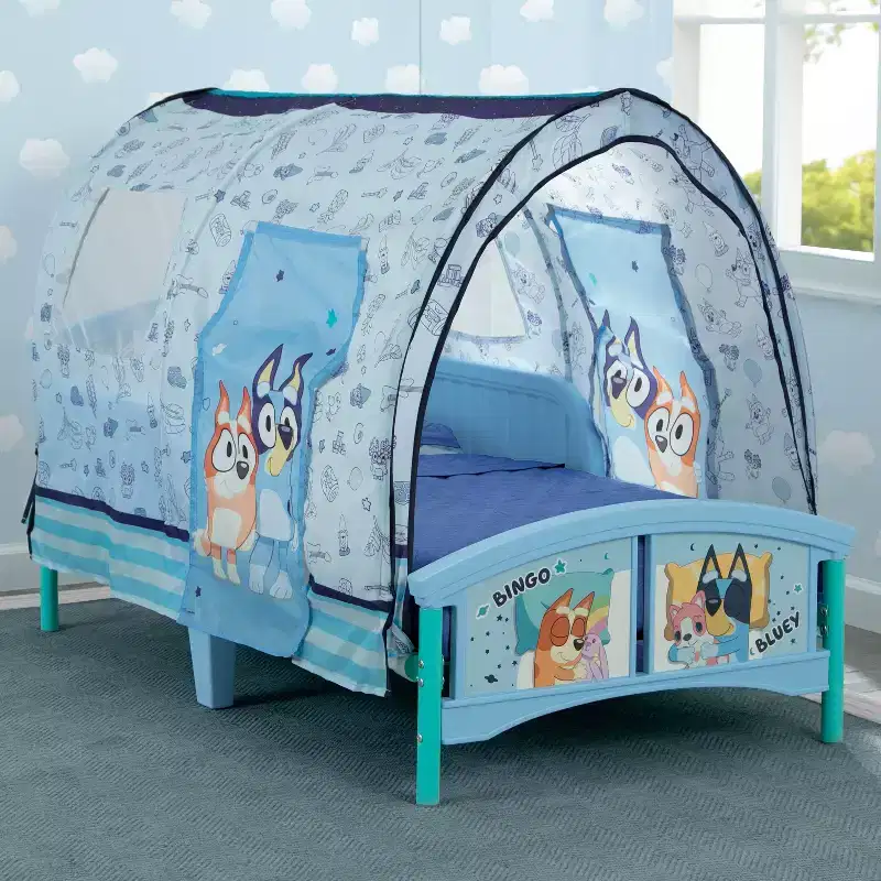 Toddler Tent Bed with Guardrails
