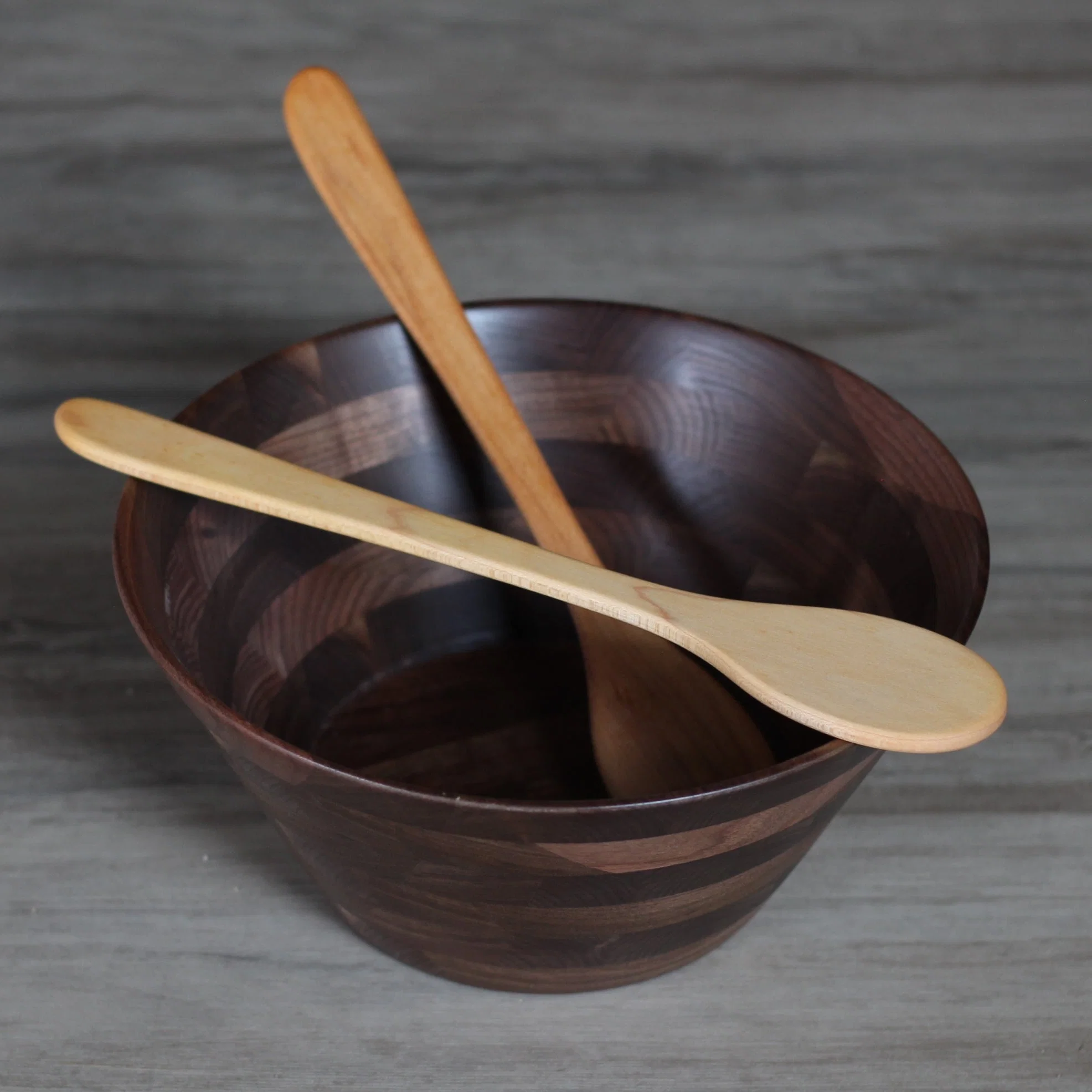 Handmade Wooden Thin Oval Paddle