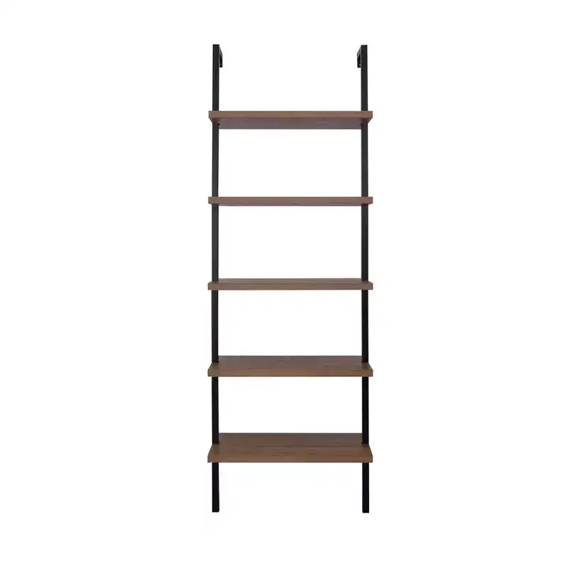 Nathan James 72.5" Theo Bookshelf Brown