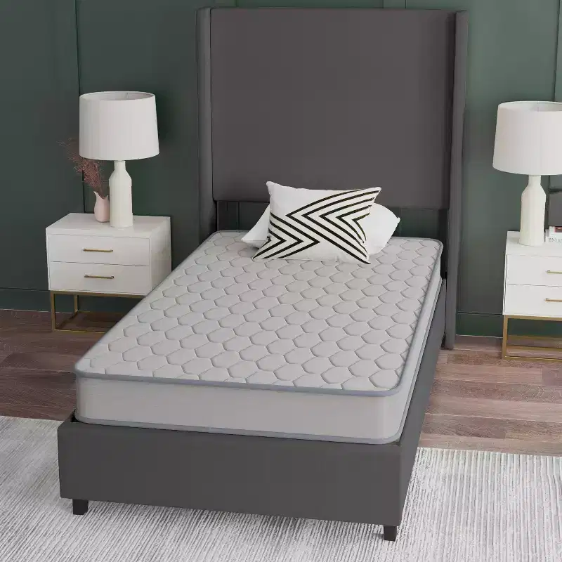 Medium Firm Hybrid Innerspring Mattress – Pocket Coils, CertiPUR-US Foam, Bed in a Box