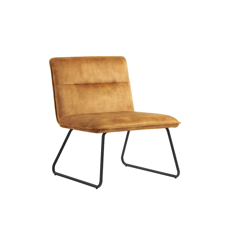 Fabric Lounge Accent Slipper Chair