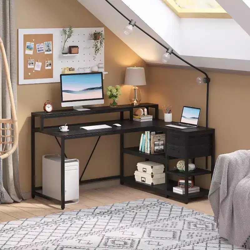 Lantine L Corner Computer Desk