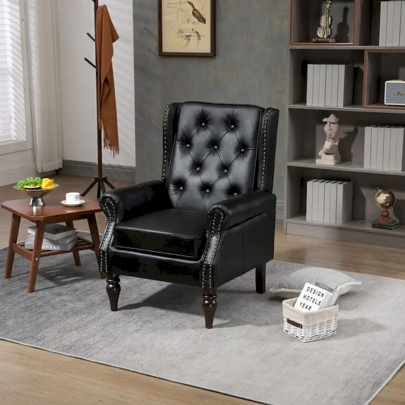 Wood Frame Armchair Modern Accent Chair Lounge Chair for Living Room - 29.33 x31.50x 39.37
