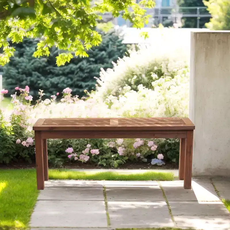 Karl Home | 45-Inch HDPE Backless Patio Bench