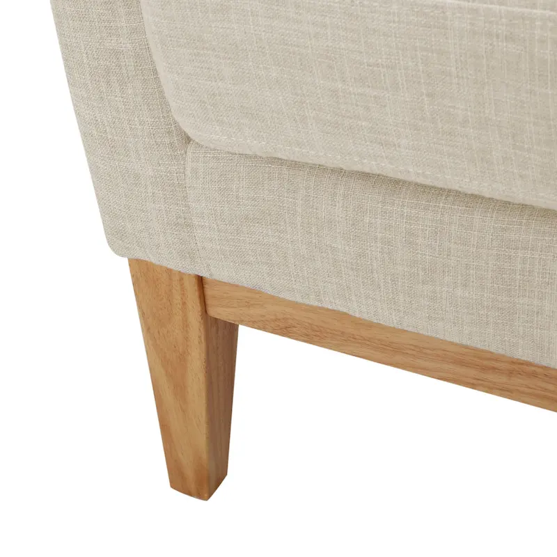 Aurla Mid-century Upholstered Accent Chair by Christopher Knight Home - 27.50 L x 28.50 W x 36.50 H
