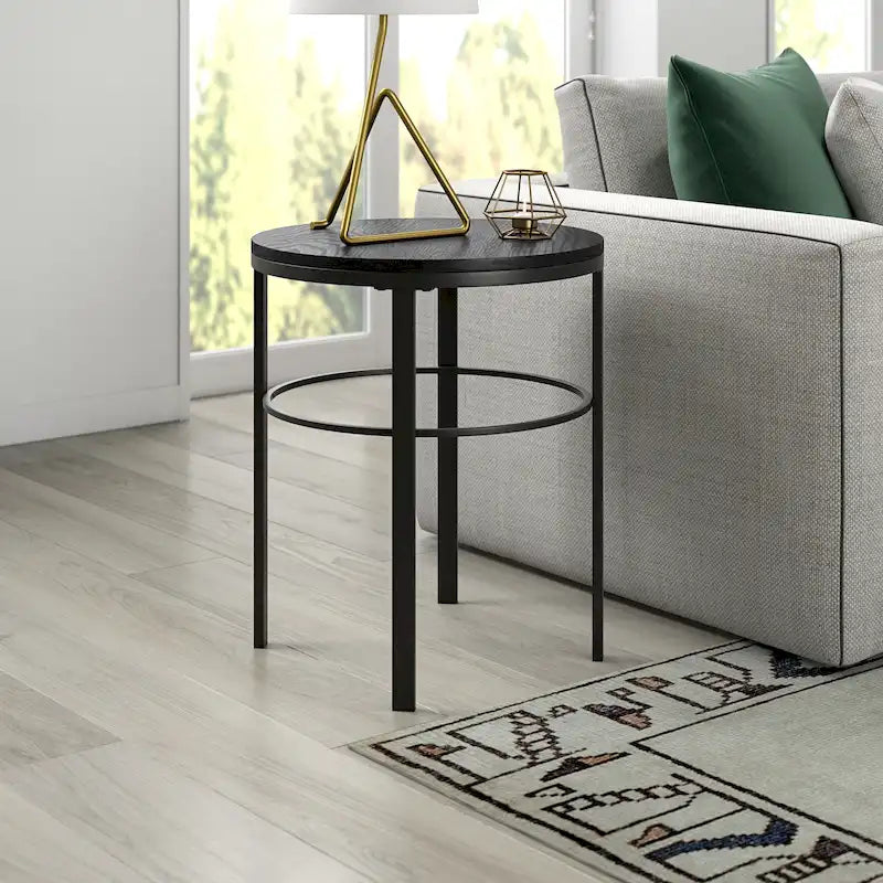 20 Wide Round Side Table with MDF Top