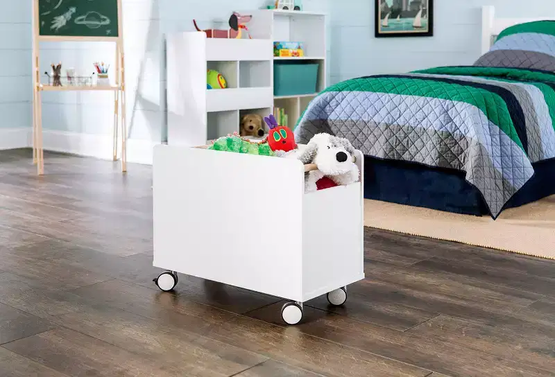ClosetMaid KidSpace Mobile Toy Chest White - ClosetMaid