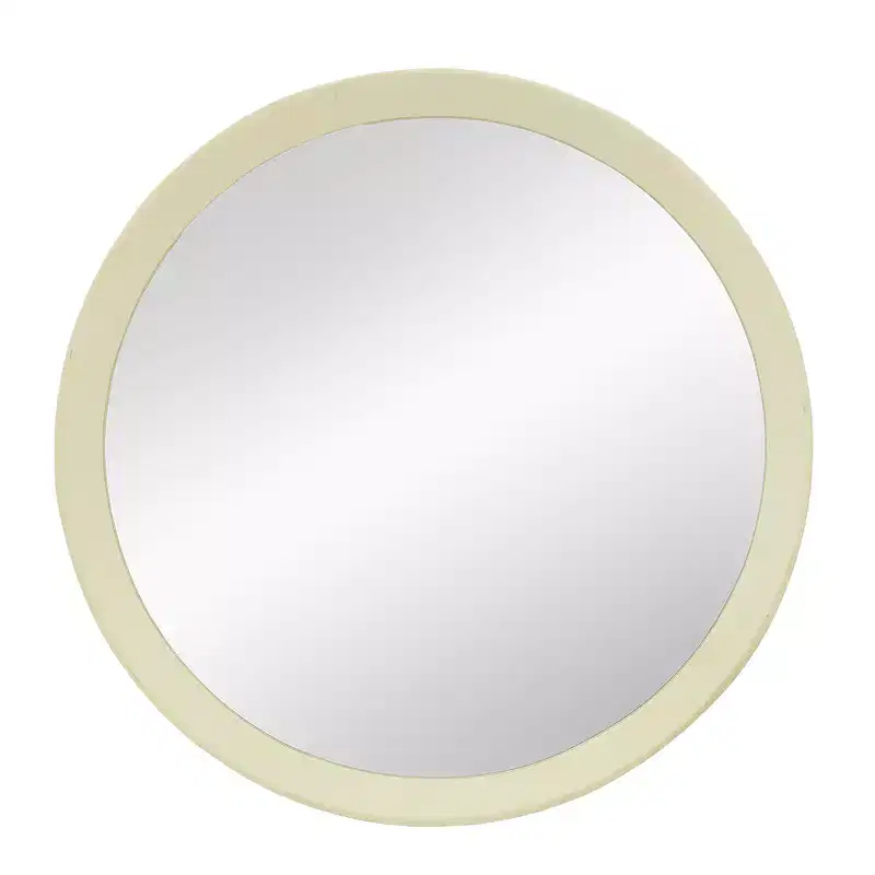 20 Inch Round Mango Wood Wall Mirror