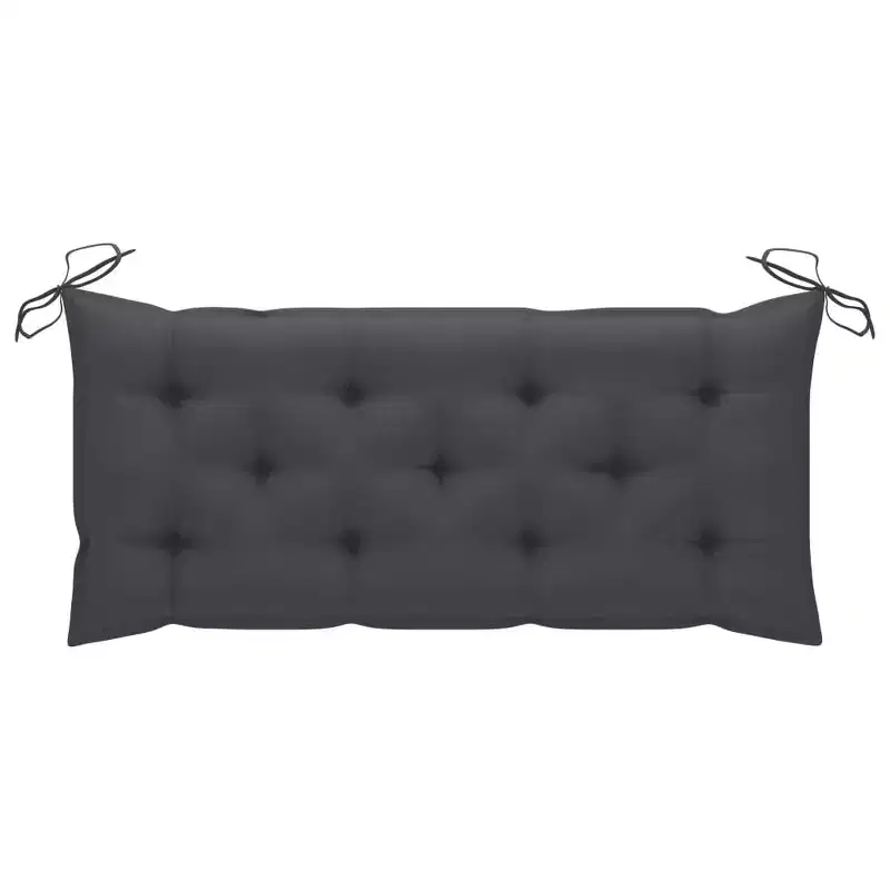Garden Bench Light brown, Anthracite cushion