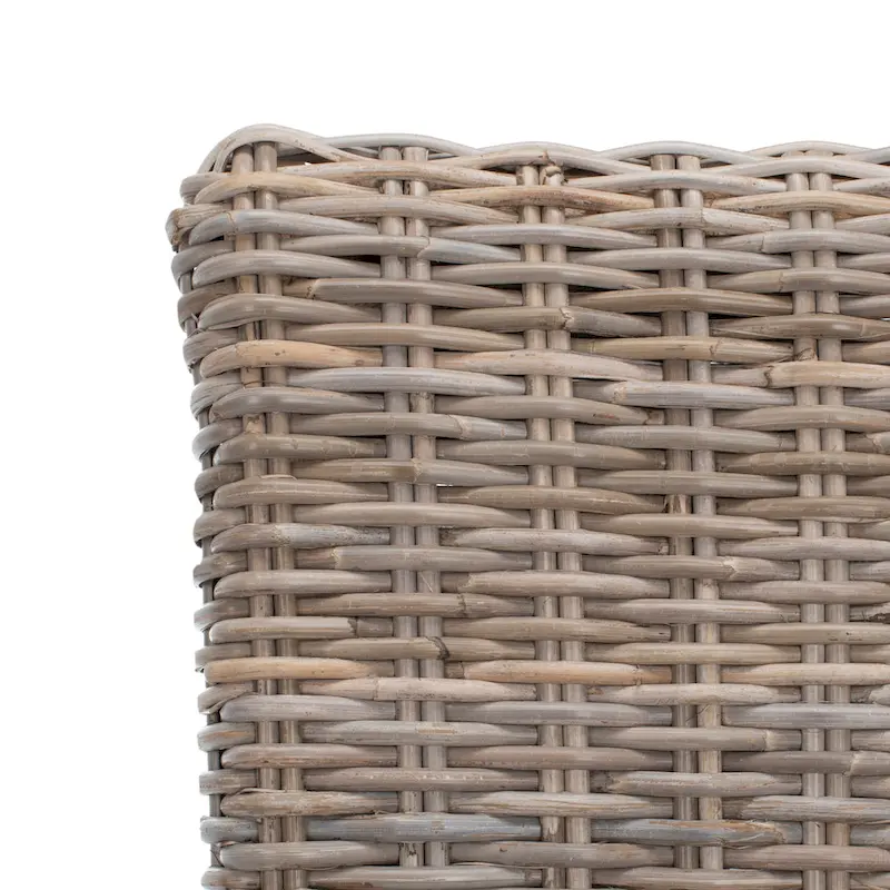 SAFAVIEH Sherryl Unfinished Natural Wicker Dining Chair (Set of 2) - 18.5 x 22.8 x 42.1 - 19Wx23Dx42H