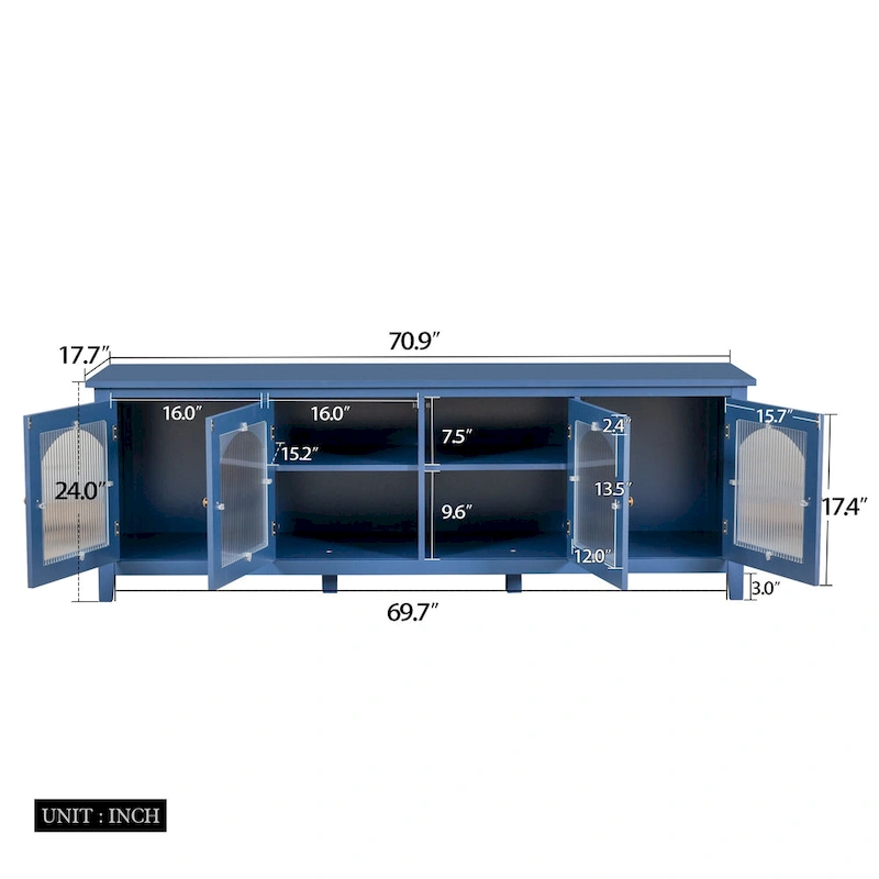 RR 71-inch stylishTVcabinet
