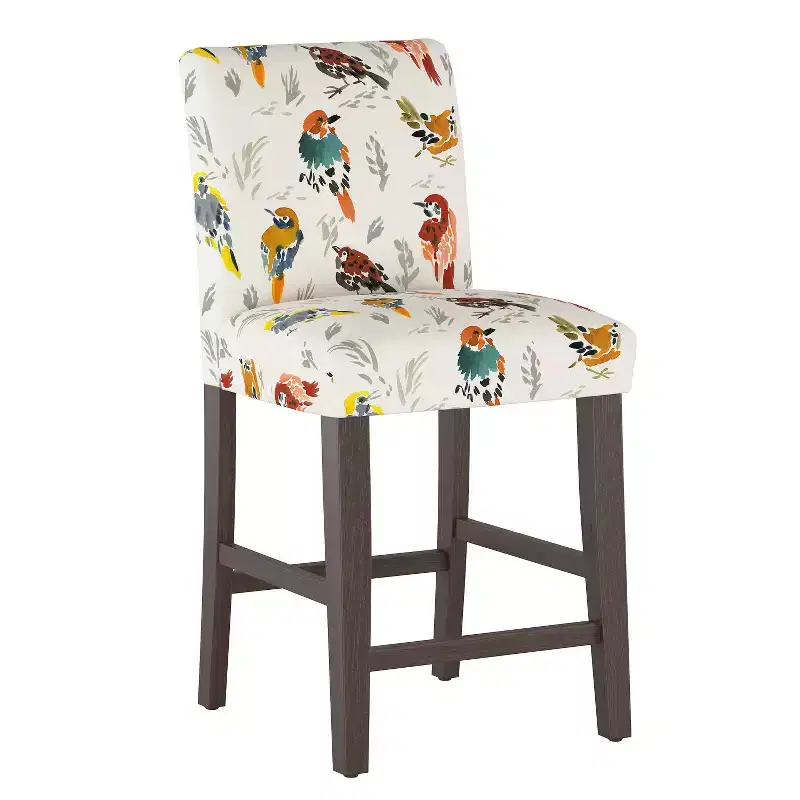 Skyline Furniture Hendrix Patterned Counter Height Barstool