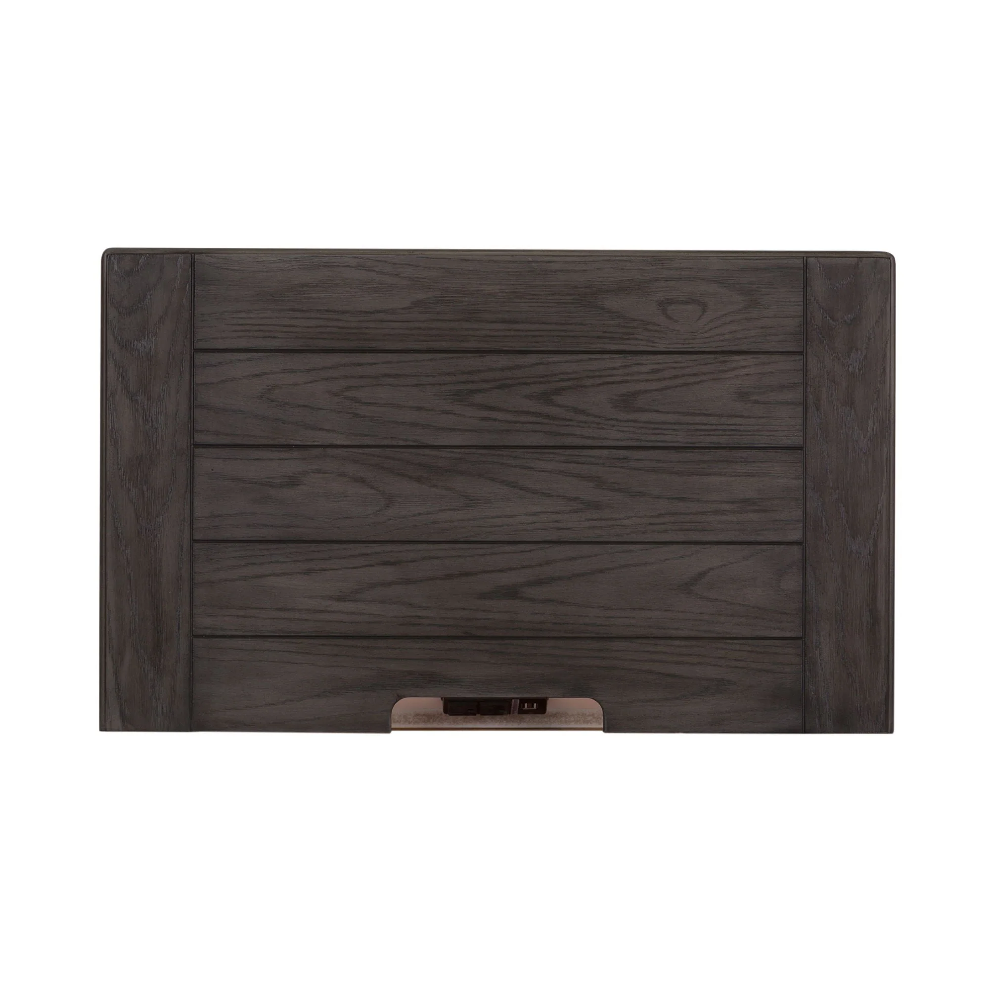 Nightstand w/ Charging Station — Planked tops add a vintage vibe while the stylish tapered feet tie in to the cottage design