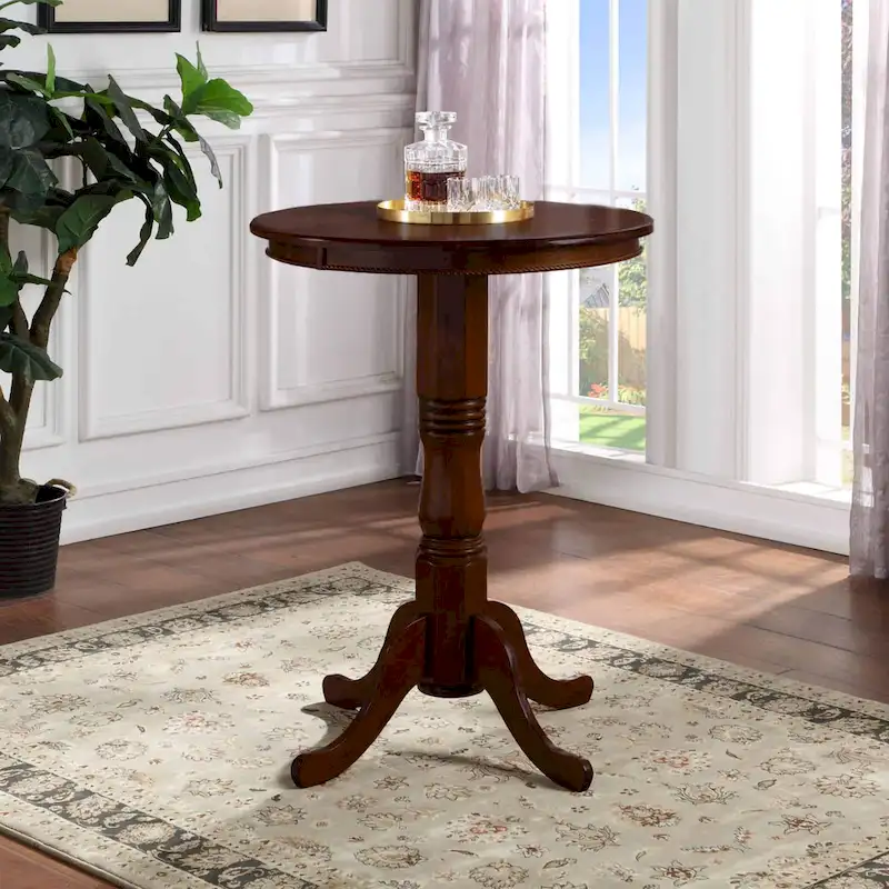 Spectator Round Wood Pub Table