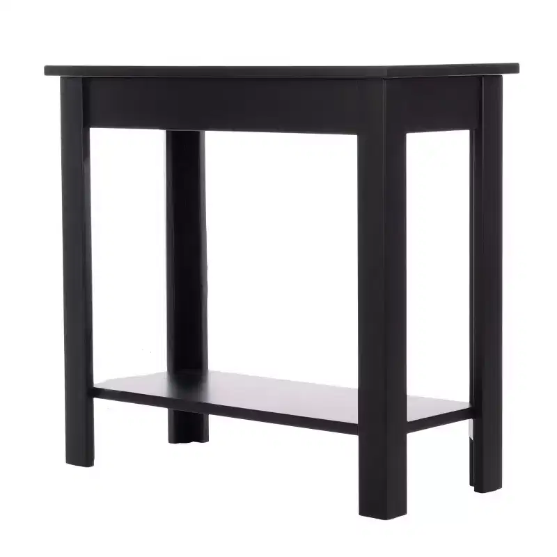 Lavish Home Narrow End Table with Charging Station