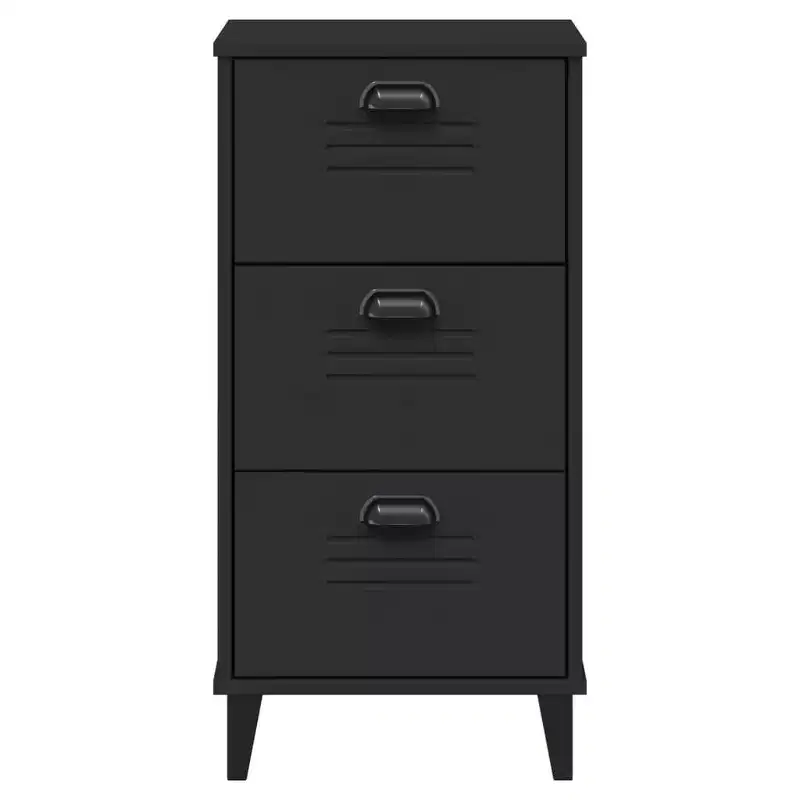 Bedside Cabinet Accent End Table Bedroom Furniture Solid Wood Pine
