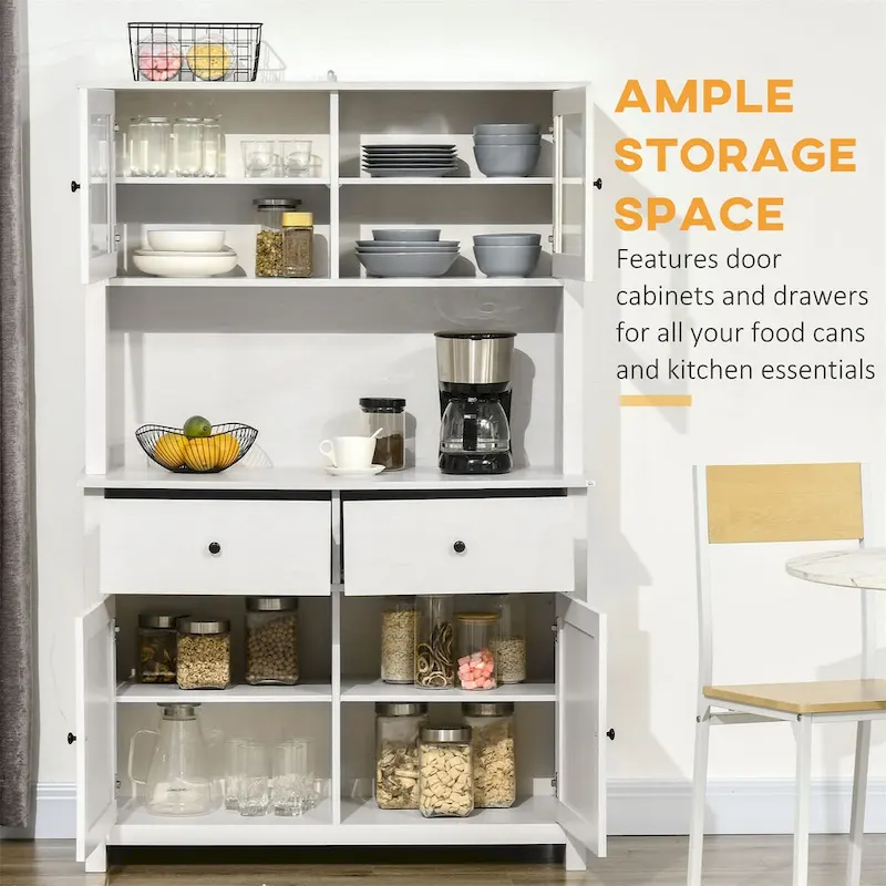 63.5 Kitchen Buffet with Hutch
