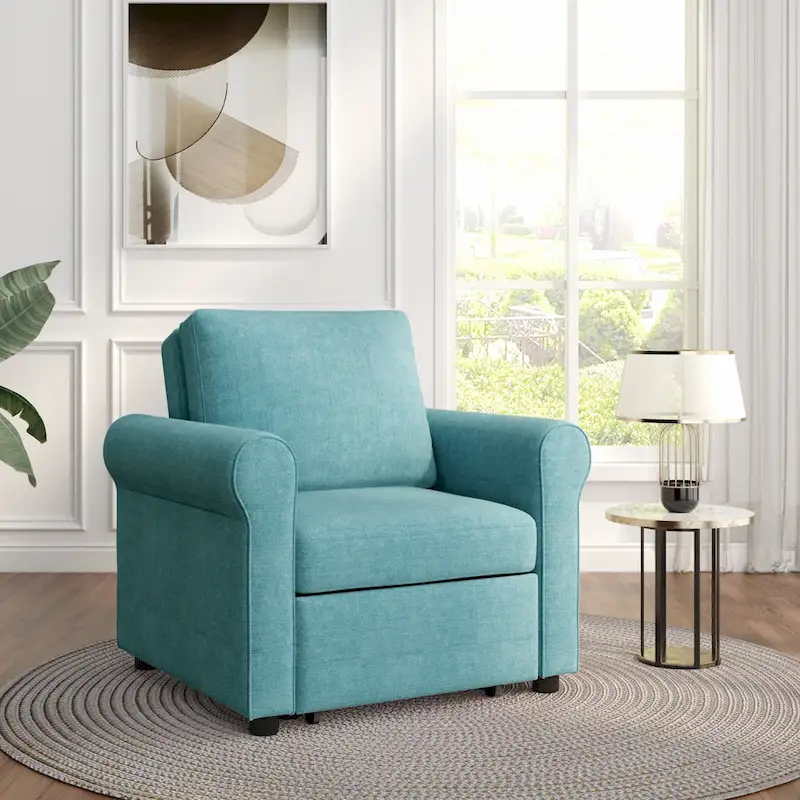 3-in-1 Sofa Bed Chair Convertible Sleeper Chair Bed