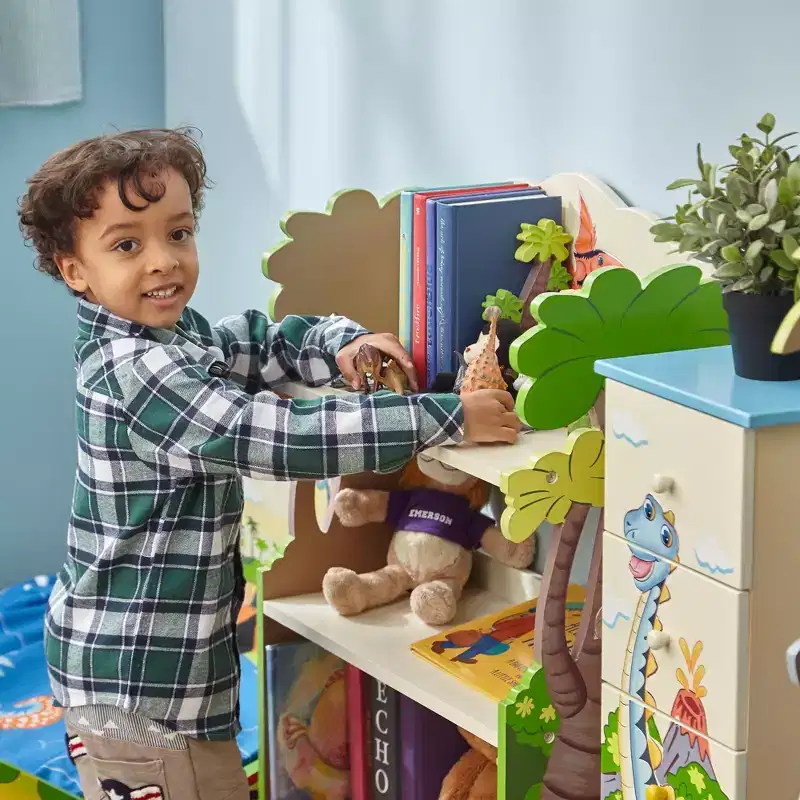 Fantasy Fields by Teamson Kids Dinosaur Kingdom Kids' Bookshelf