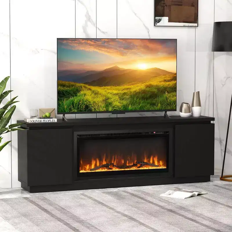 Fireplace TV Stand for TVs up to 80