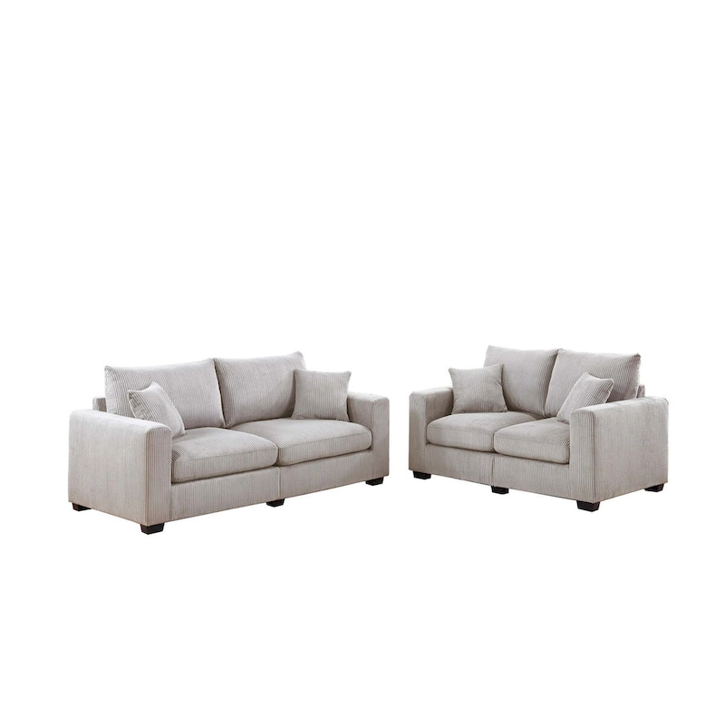 Poundex 2-Piece Sofa Set
